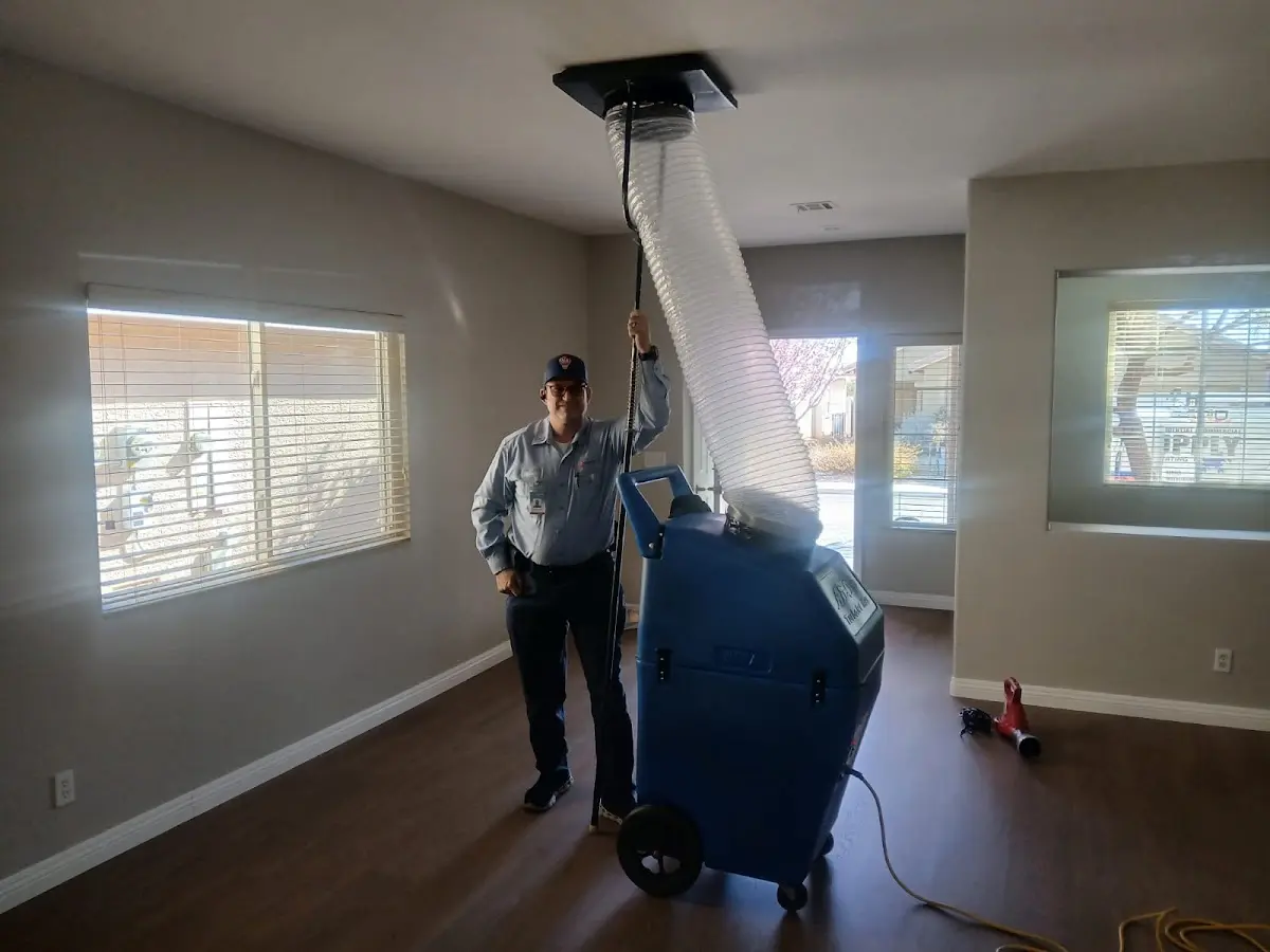 Professional Dryer Vent Cleaning work inside a Saugus home